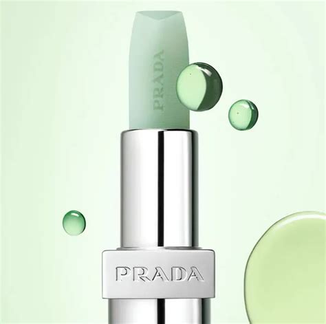 prada lip balm blue|prada color changing lipstick.